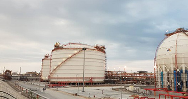 Project for monitoring propane, butane and C5+ tanks